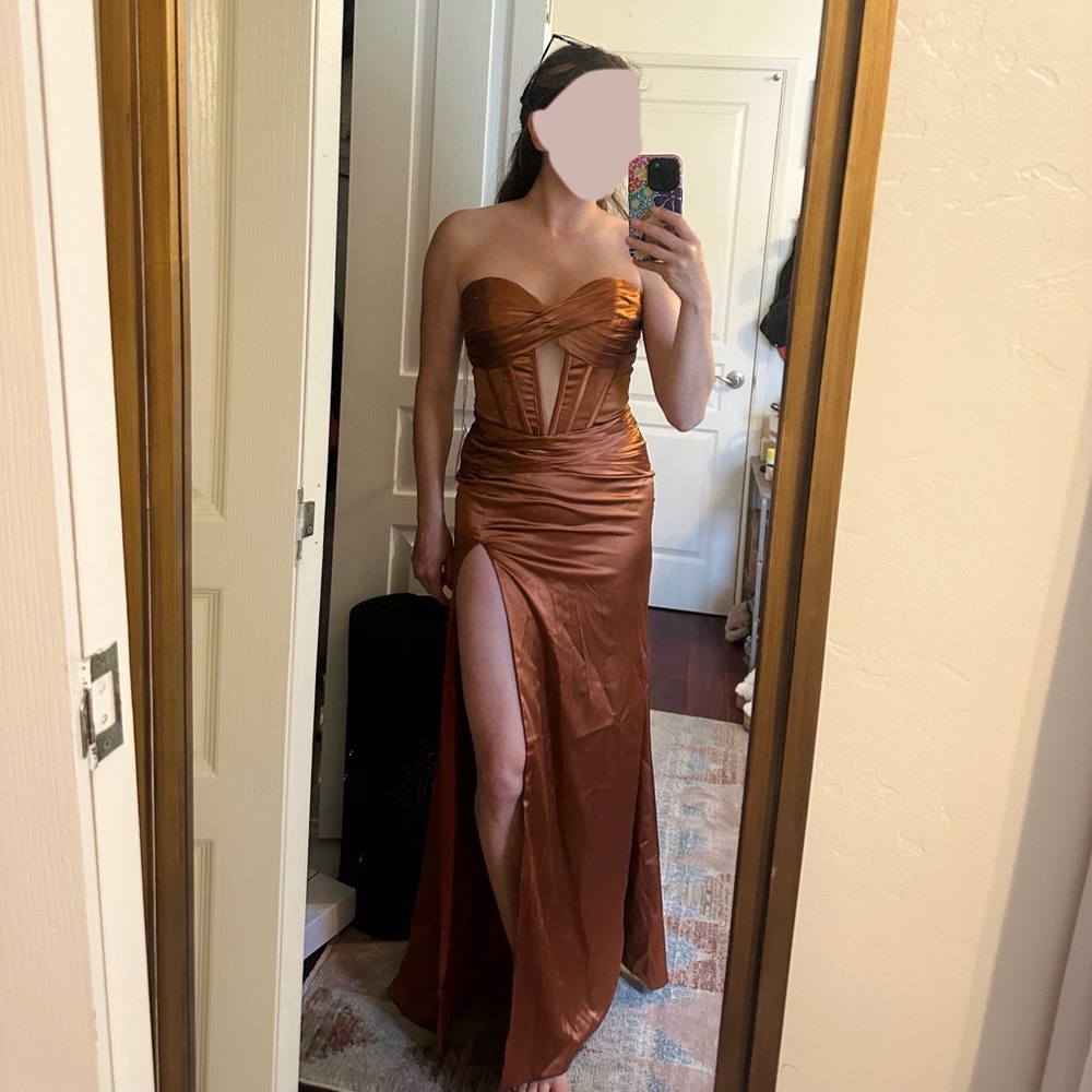 Custom made Sherri Hill inspired corset dress.